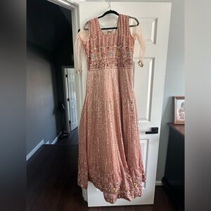 Indian Anarkali Gown/Dress and Duputta